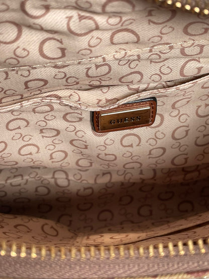 Bolsa de Mano Guess Café con Monedero