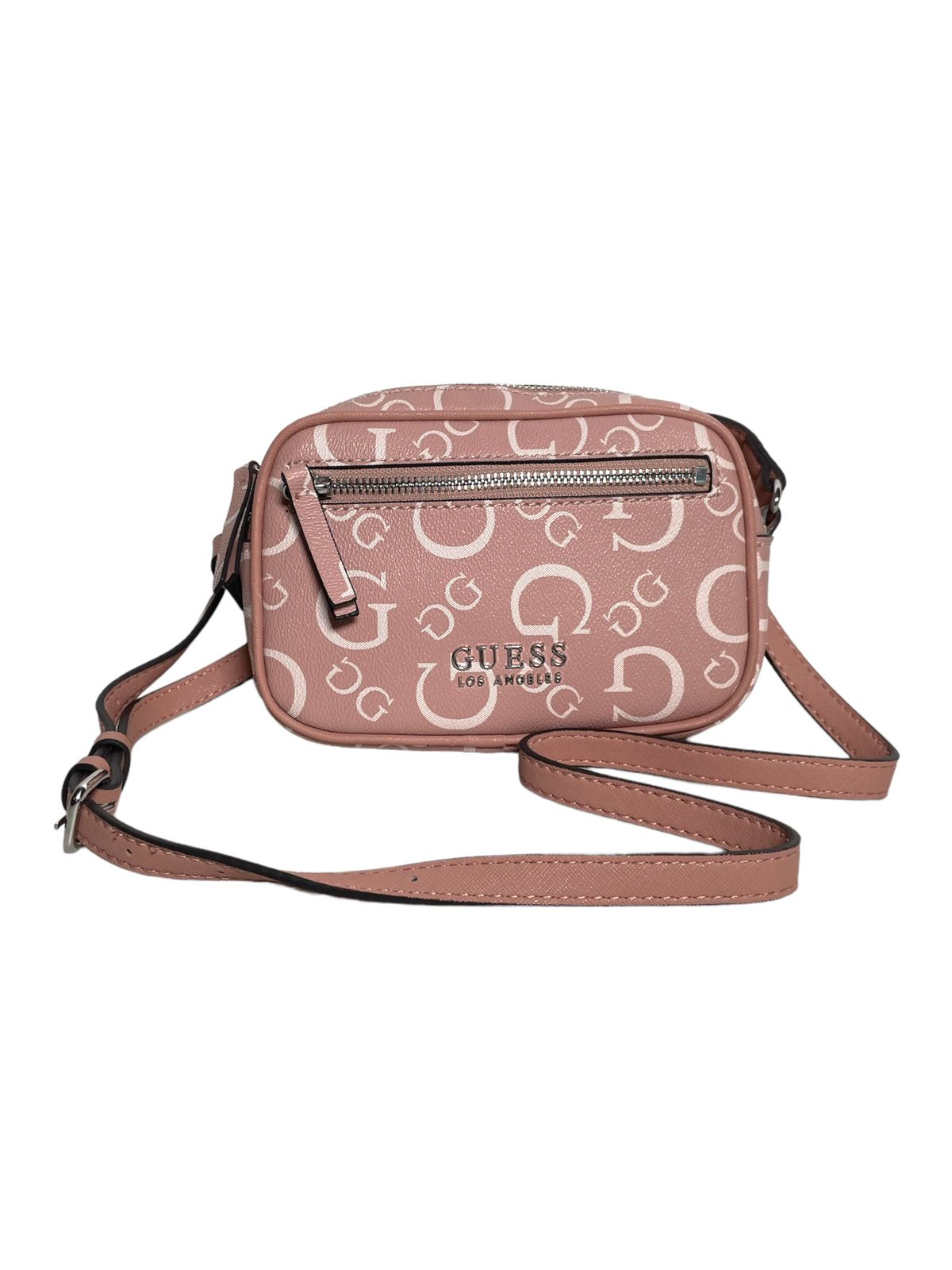 Bolsa Guess Rosa y Café