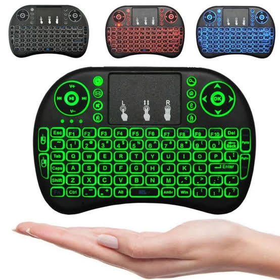 Mini teclado inalámbrico con luz